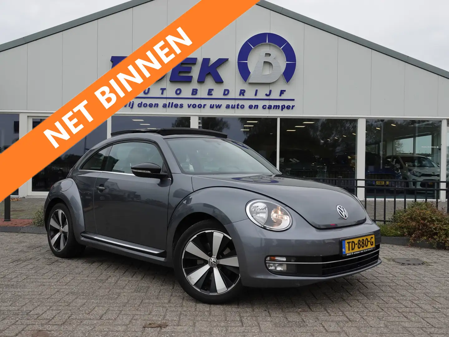Volkswagen Beetle 1.4 TSI 160PK Sport LEER | PANO | FENDER AUDIO | A Grigio - 1