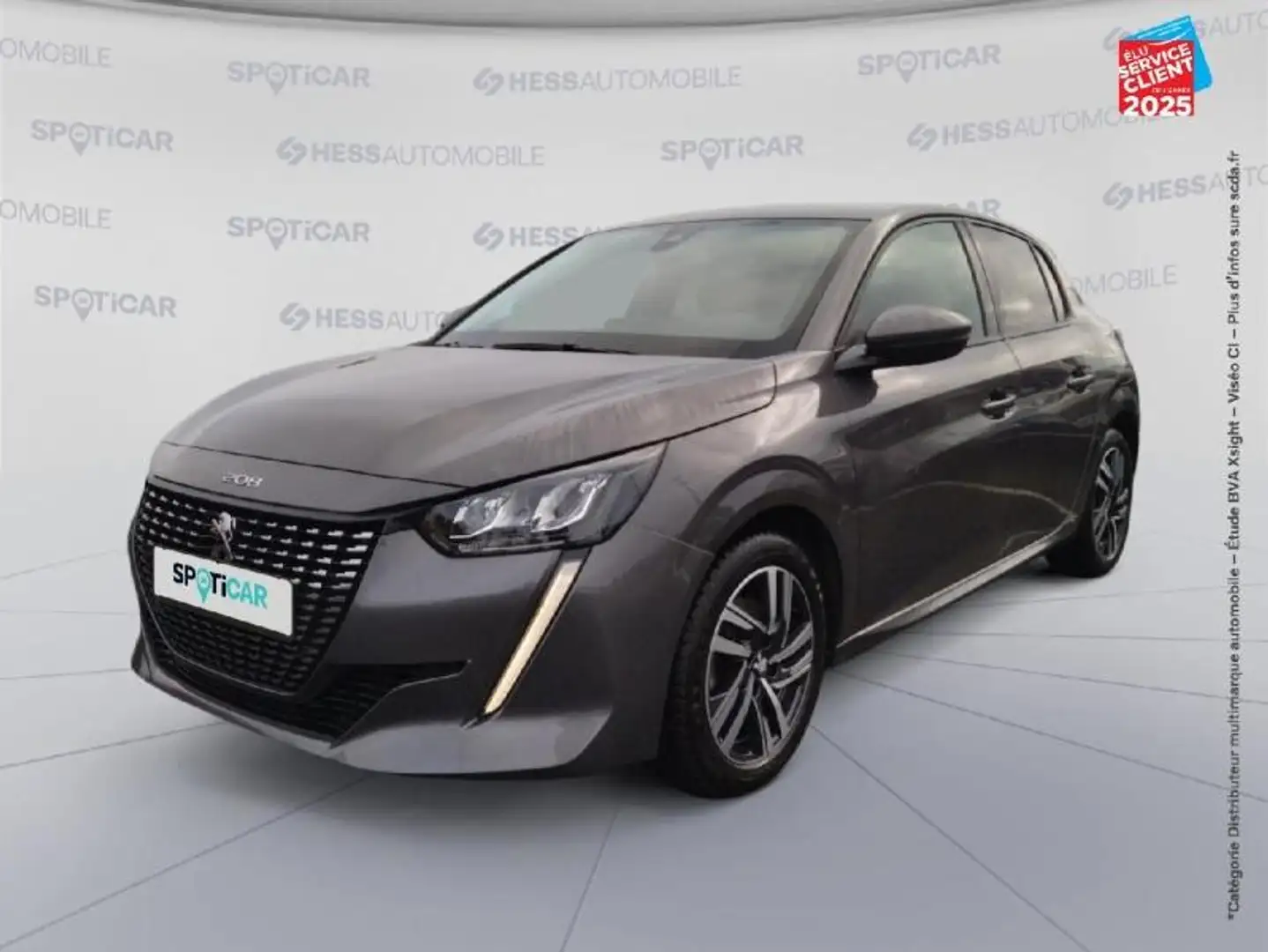 Peugeot 208 1.2 PureTech 100ch S/S Allure EAT8 Camera Carplay Grau - 1
