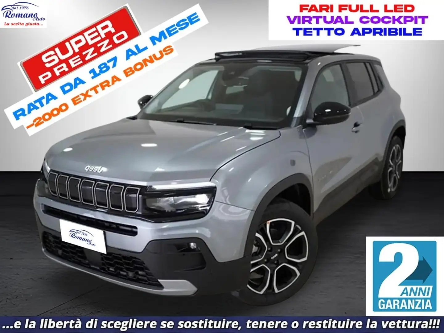 Jeep Avenger 1.2 Turbo Summit Grigio - 1