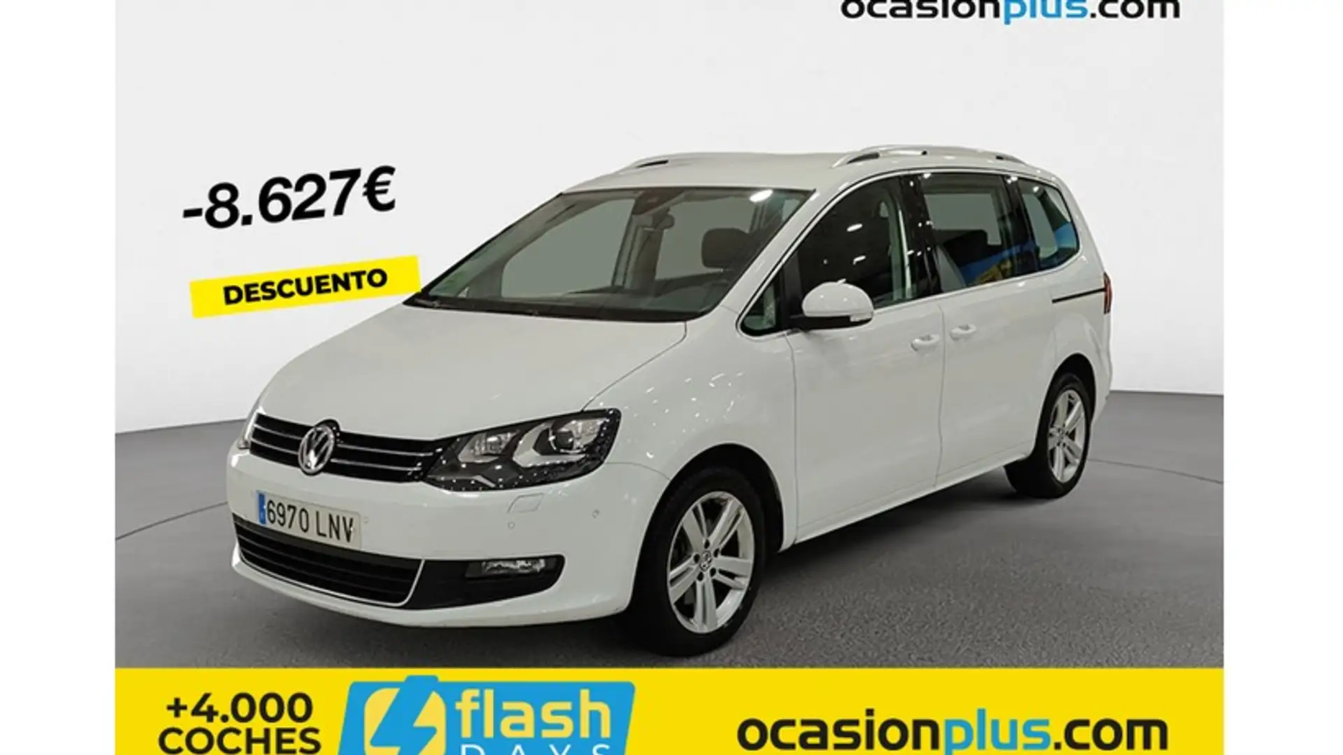 Volkswagen Sharan 1.4 TSI Advance DSG 110kW Blanc - 1