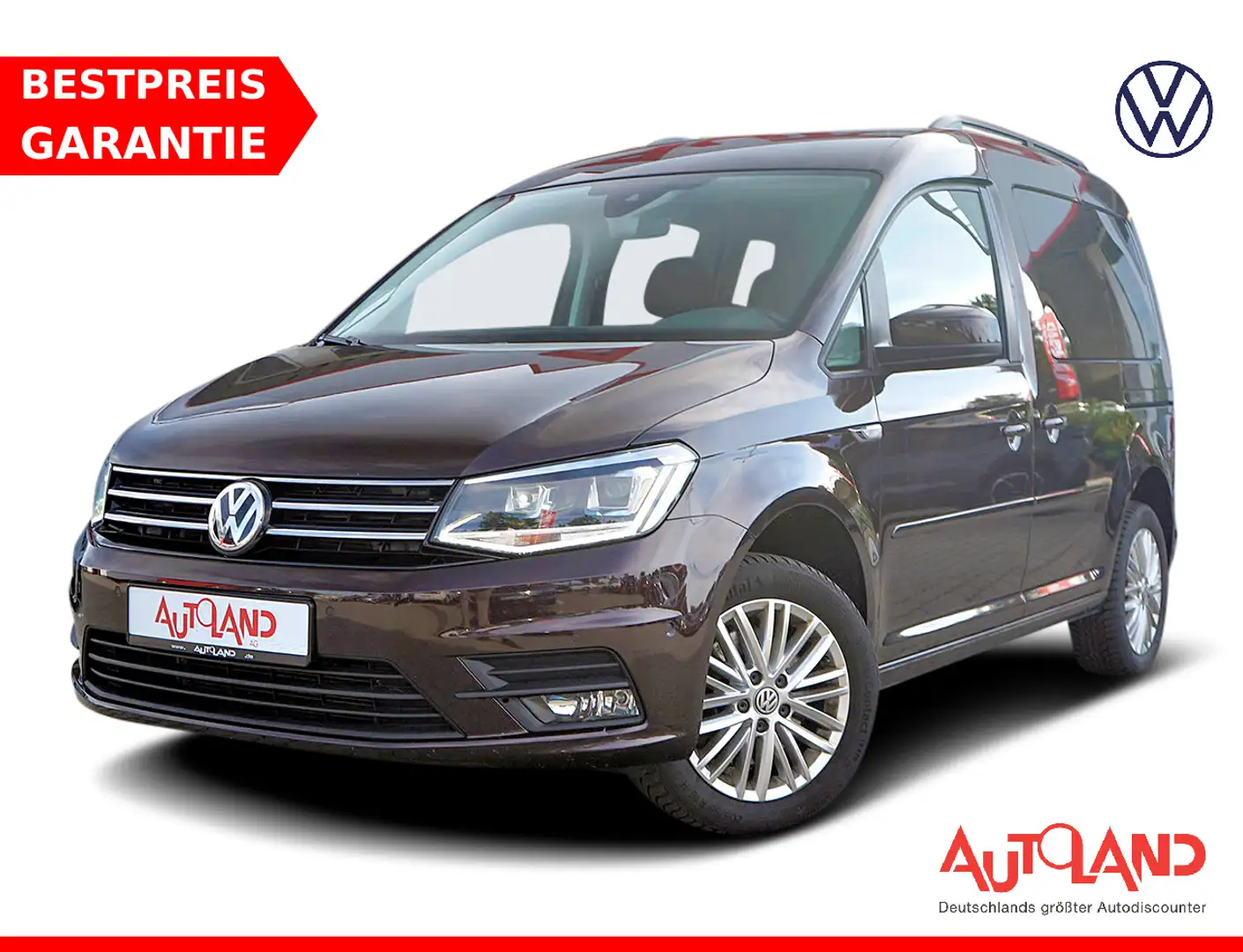 Volkswagen Caddy 2.0 TDI Comfortline Bi-Xenon Navi ACC PDC Violet - 1