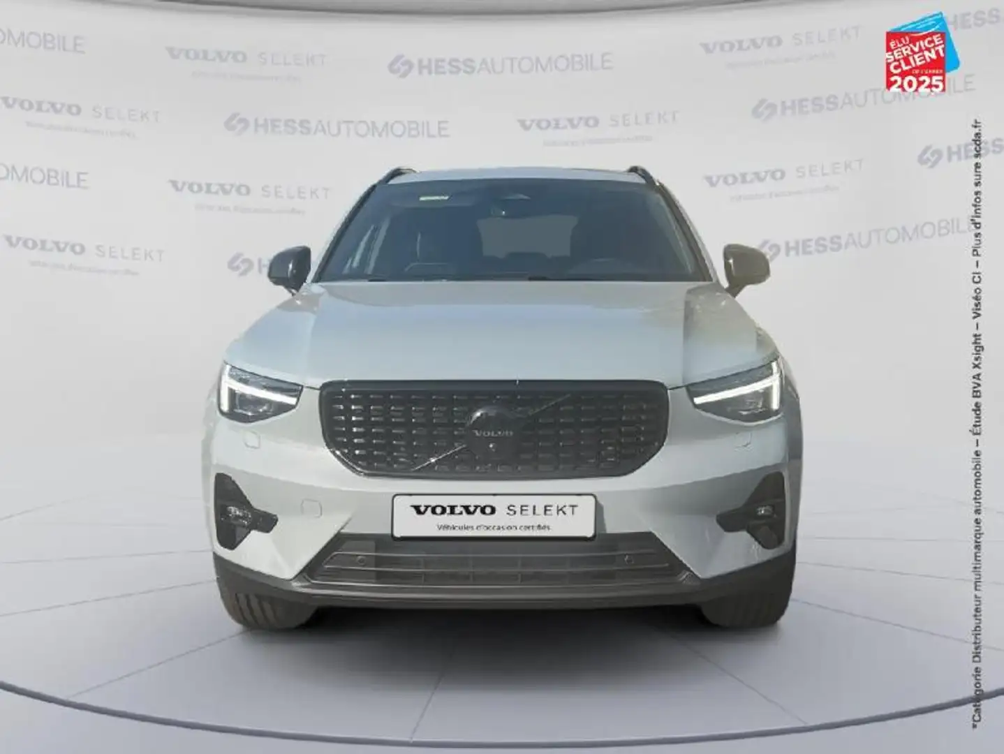 Volvo XC40 B3 163ch Black Edition DCT 7 Gris - 2