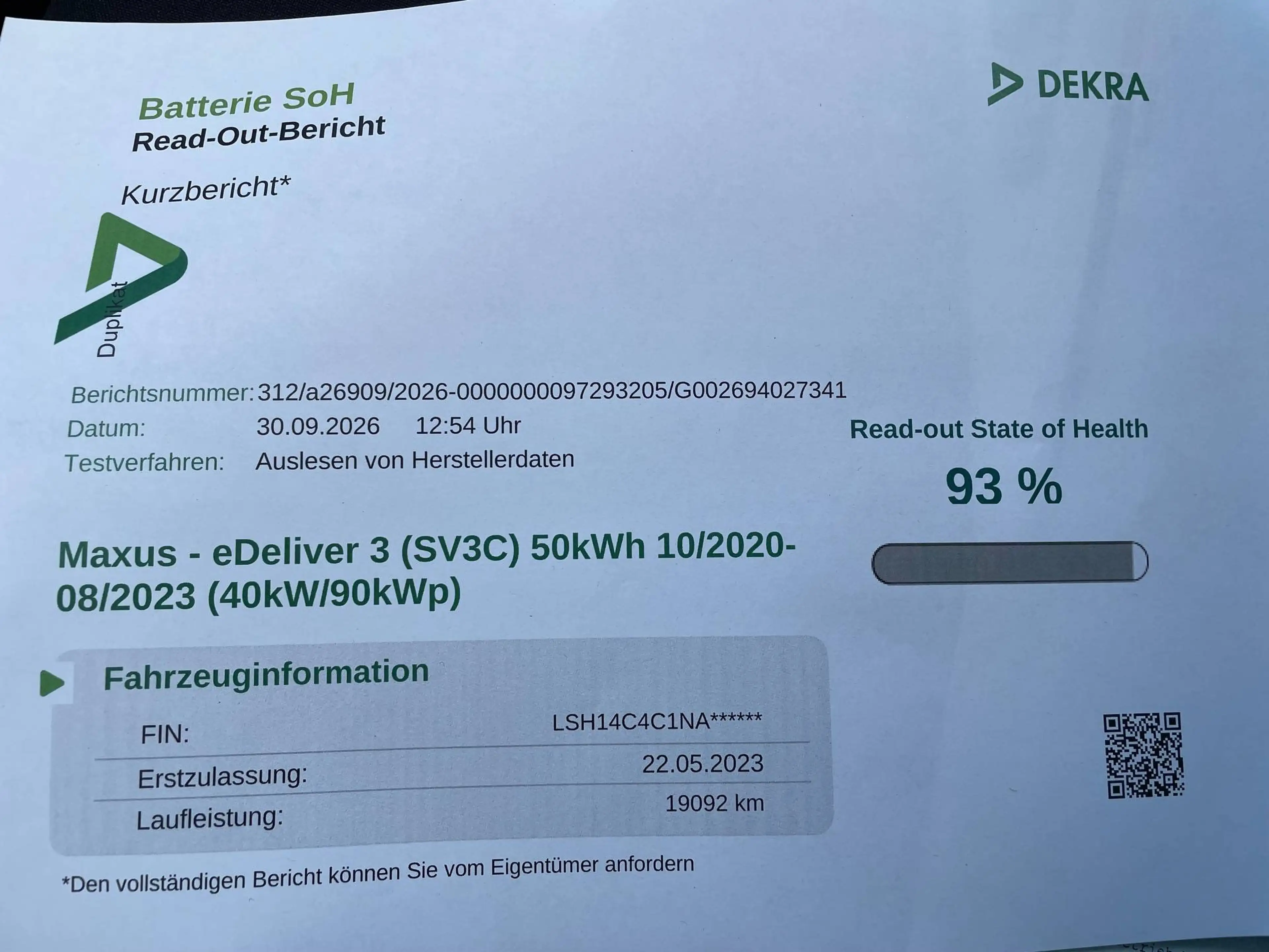 Maxus eDeliver 3 Elektro Transporter — photo 7