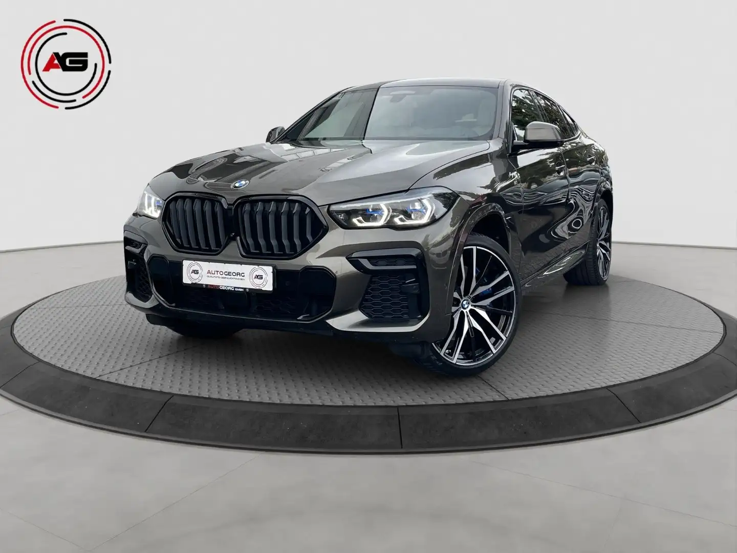 BMW X6 M i LASER ACC ICONIC SKYLOUNGE AHK H/K 360° Grün - 1