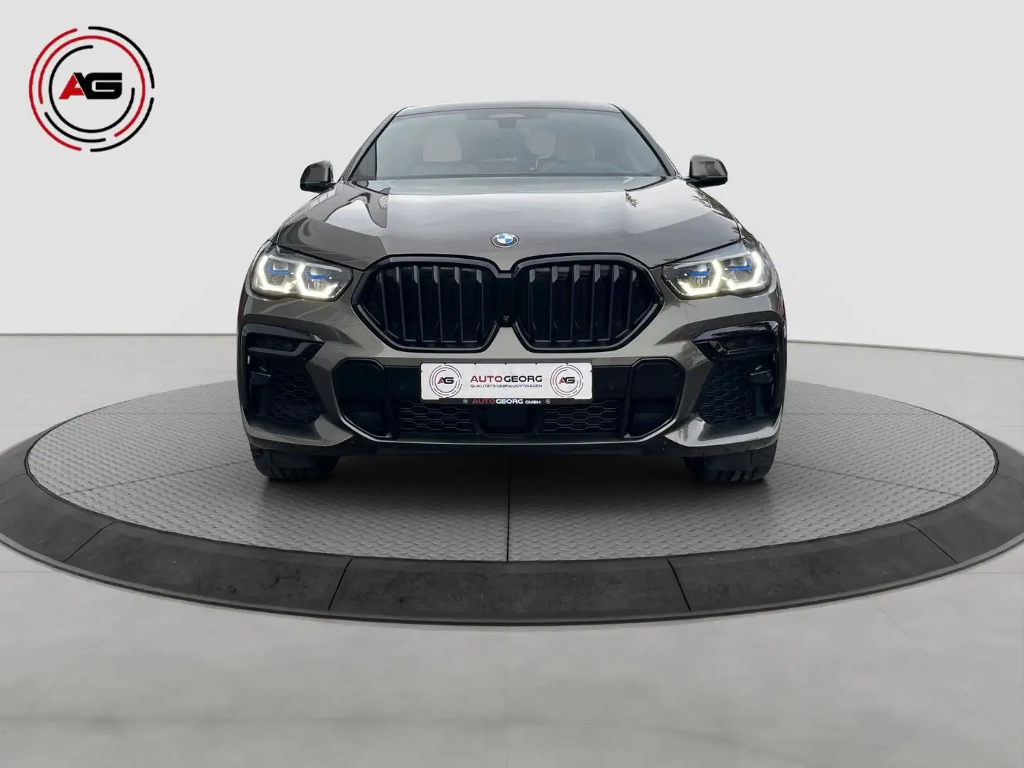 BMW X6 M i LASER ACC ICONIC SKYLOUNGE AHK H/K 360° Grün - 2