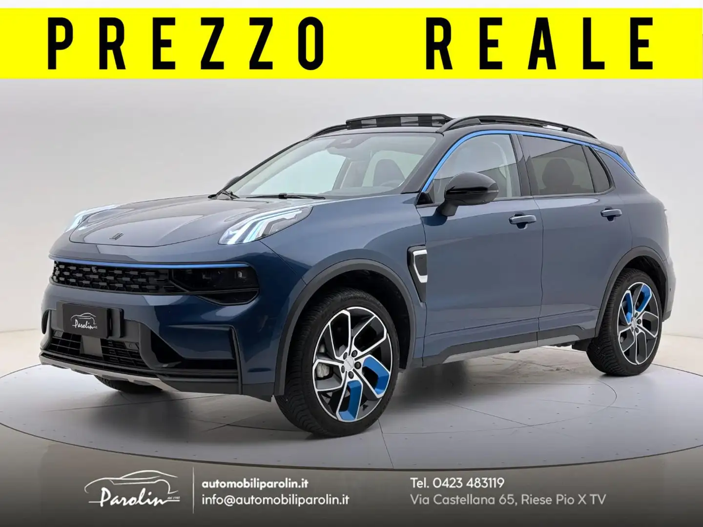 Lynk & Co 01 PHEV Prezzo REALE Tetto-CarPlay-LED-360°-20'' Blu/Azzurro - 1