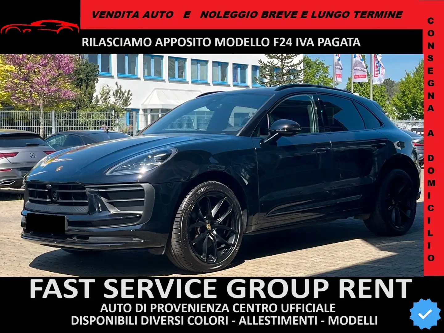 Porsche Macan 2.0 265cv pdk BOSE TELECAMERA 360 TETTO ACC 21" Zwart - 1
