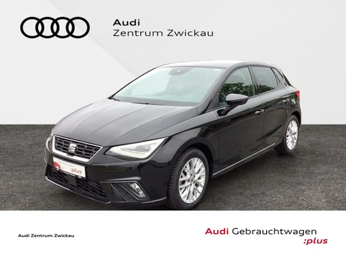 SEAT Ibiza 1.0TSI FR-line LED Scheinwerfer, Navi Noir - 1