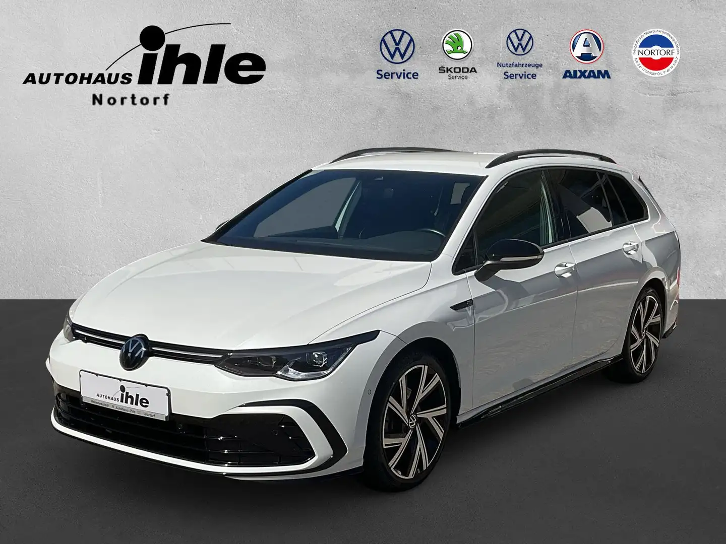 Volkswagen Golf Variant Golf VIII Variant R-Line 2.0 TSI DSG RFK Navi AC Blanc - 1