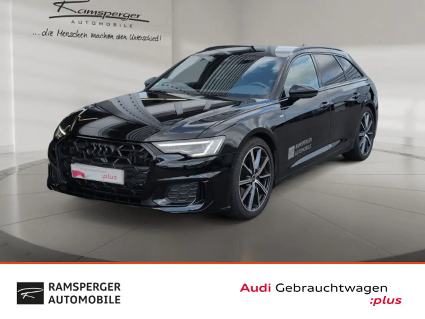 Audi A6 40 TDI quat. S line Matrix ACC Kamera Schwarz - 1