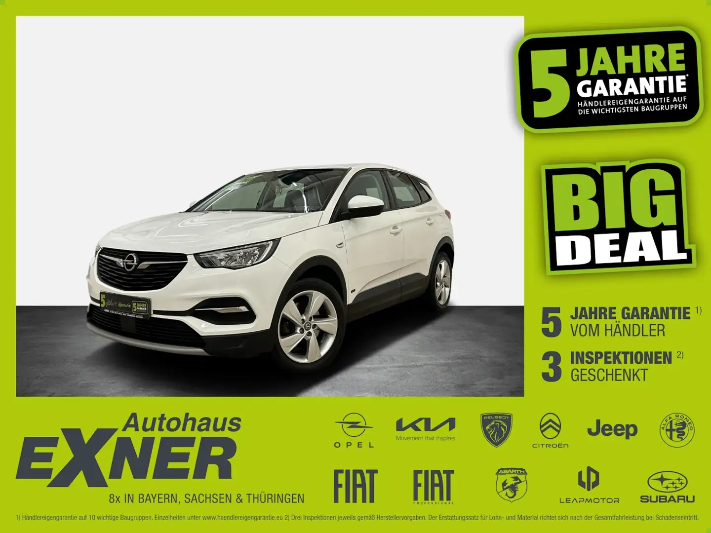Opel Grandland X 1.6 Turbo Hybrid ELEGANCE *Navi*LED Alb - 1