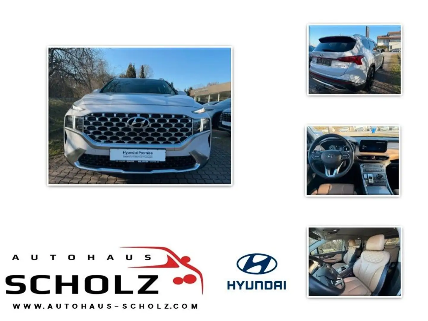 Hyundai SANTA FE 1.6 T Plug-in 4WD Prime Assist Pano WR Weiß - 1