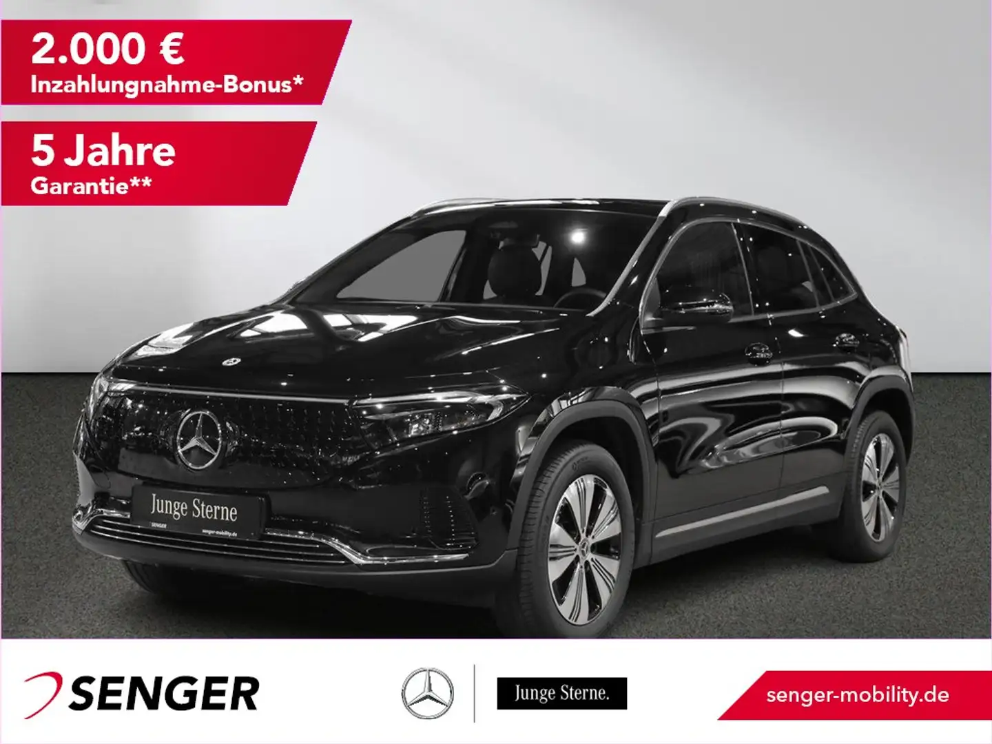 Mercedes-Benz EQA 350 4M Progressive Panorama Rückfahrkamera Noir - 1