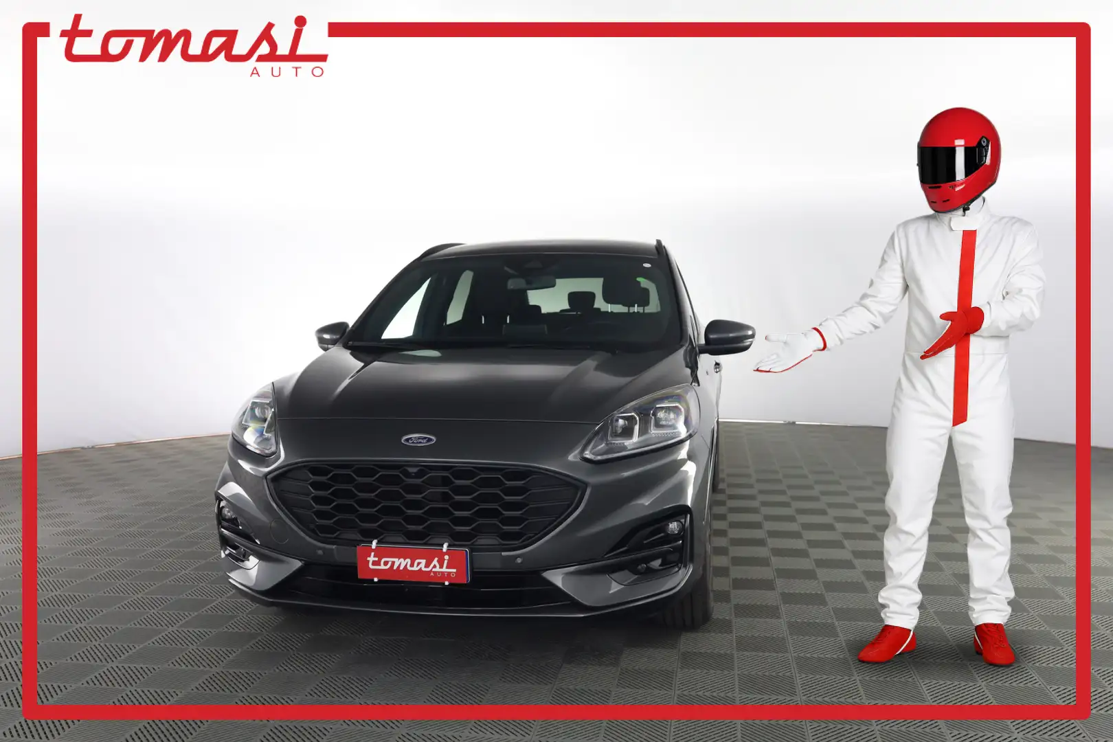 Ford Kuga 2.0 EcoBlue 120 CV aut. 2WD ST-Line Gris - 1