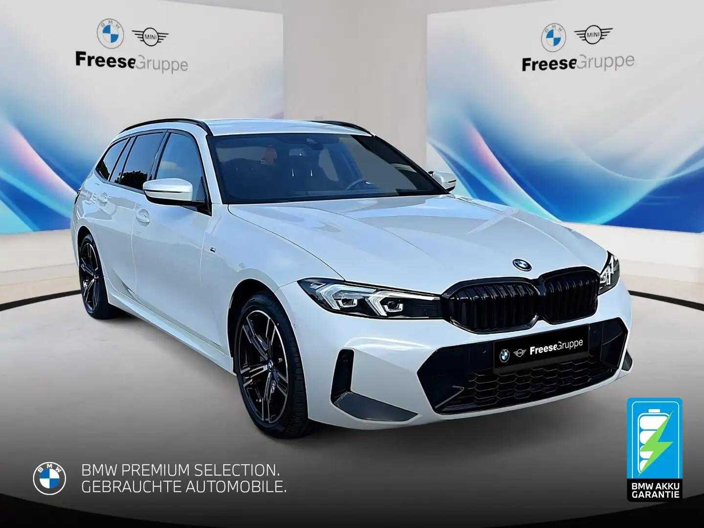 BMW 320 e Touring M Sportpaket HiFi DAB LED RFK Shz Wit - 1