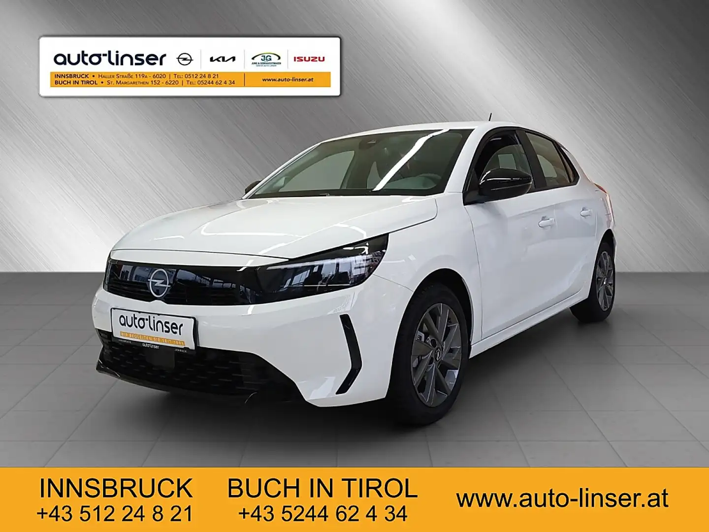 Opel Corsa 1,2 Edition Weiß - 1