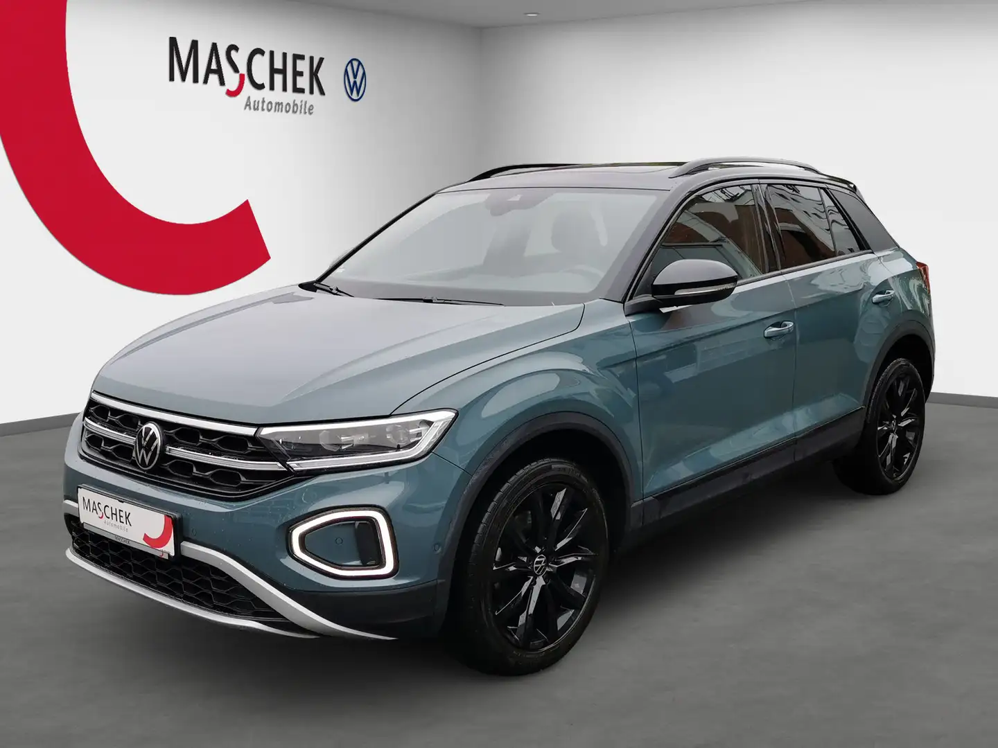 Volkswagen T-Roc Style 2.0 TDI DSG Pano AHK Matrix RearView AHK Schwarz - 2