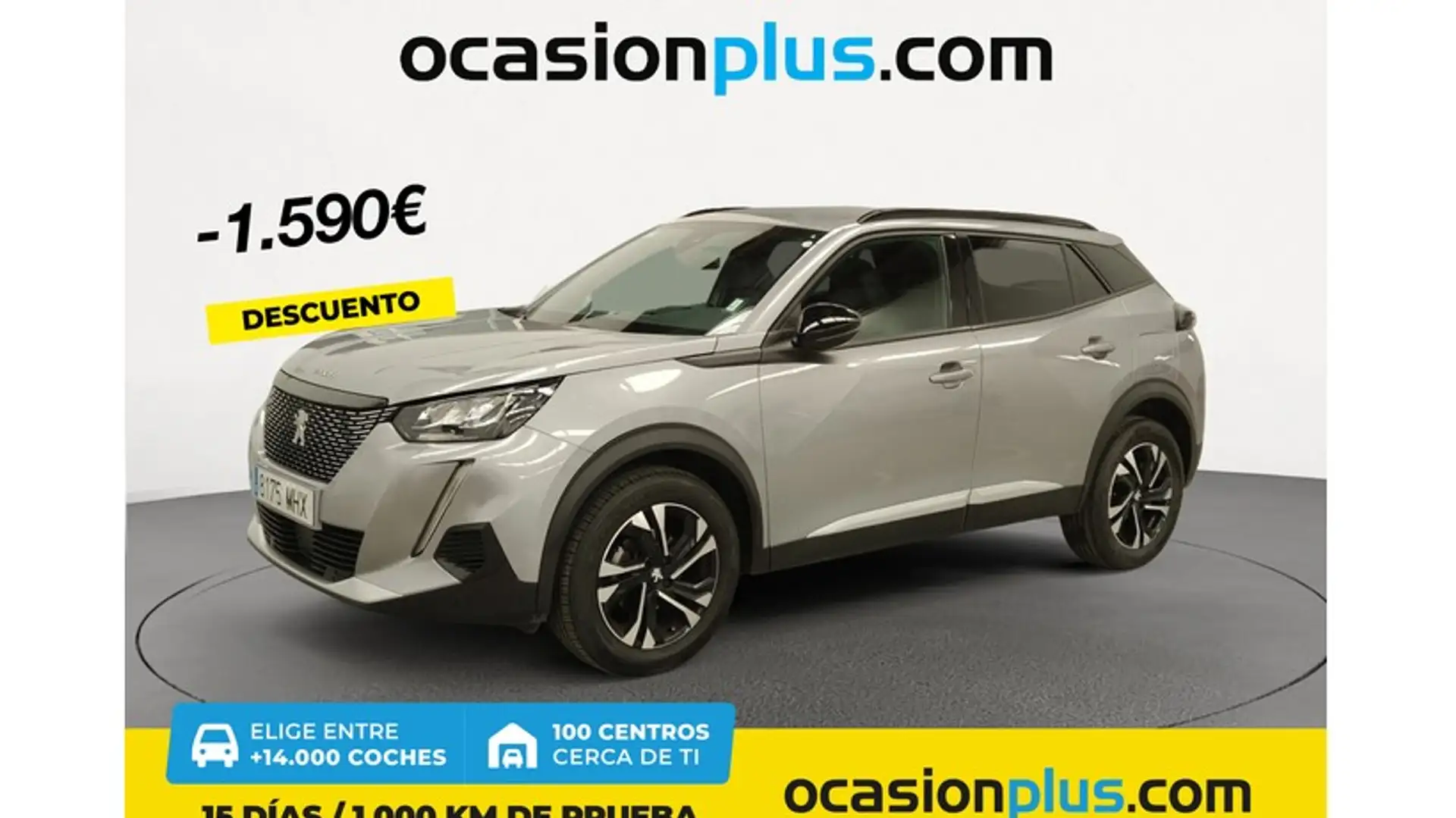 Peugeot 2008 1.2 PureTech S&S Allure 100 Gris - 1