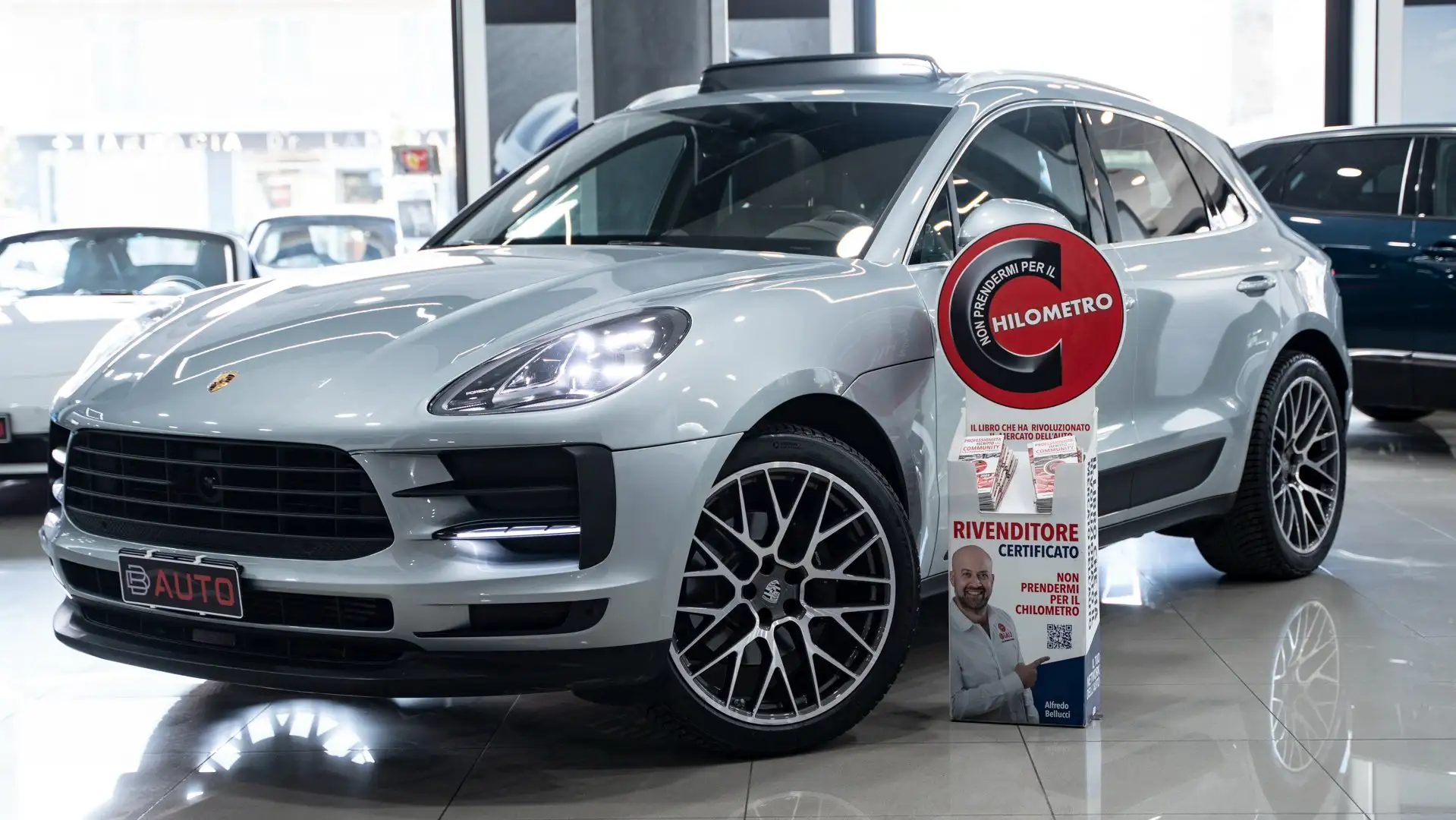 Porsche Macan 2.0 245 CV PDK 21" TETTO SOSP. PACK CHRONO PELLE X Argento - 1
