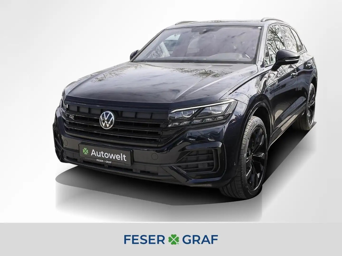 Volkswagen Touareg 3.0 TDI 4M R-Line Black AHK Matrix Pano Blau - 1