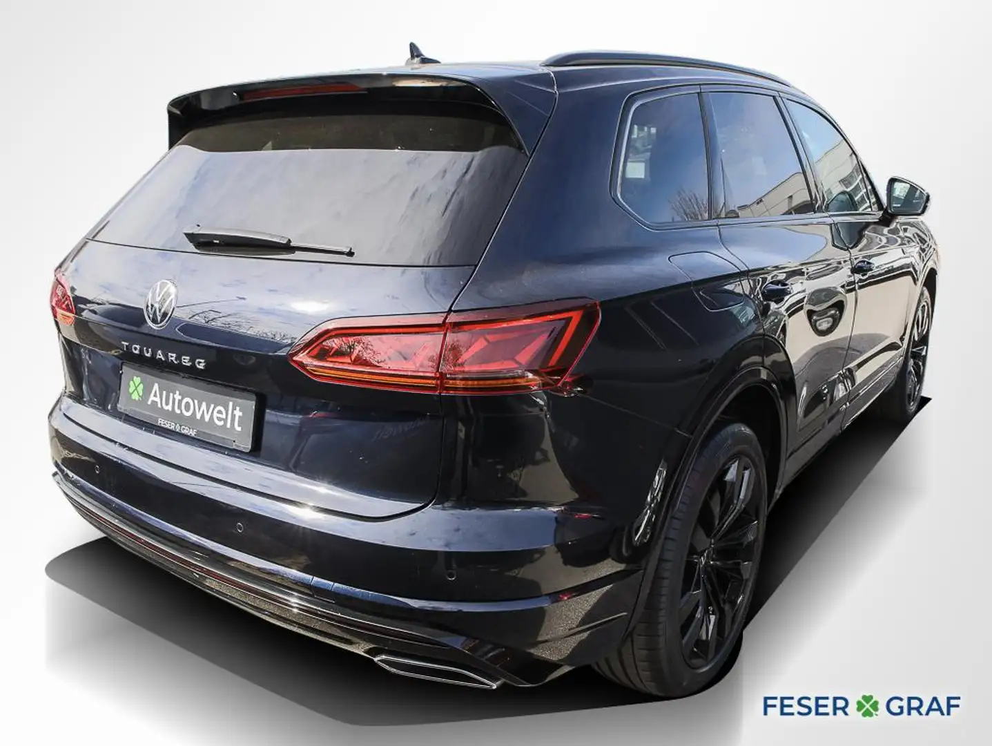 Volkswagen Touareg 3.0 TDI 4M R-Line Black AHK Matrix Pano Blau - 2