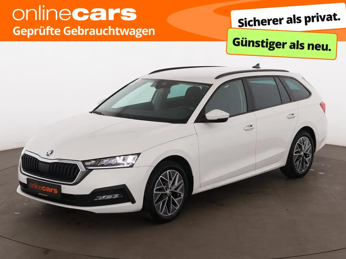 Skoda Octavia Combi 2.0 TDI Ambition Aut LED AHK RADAR Weiß - 1