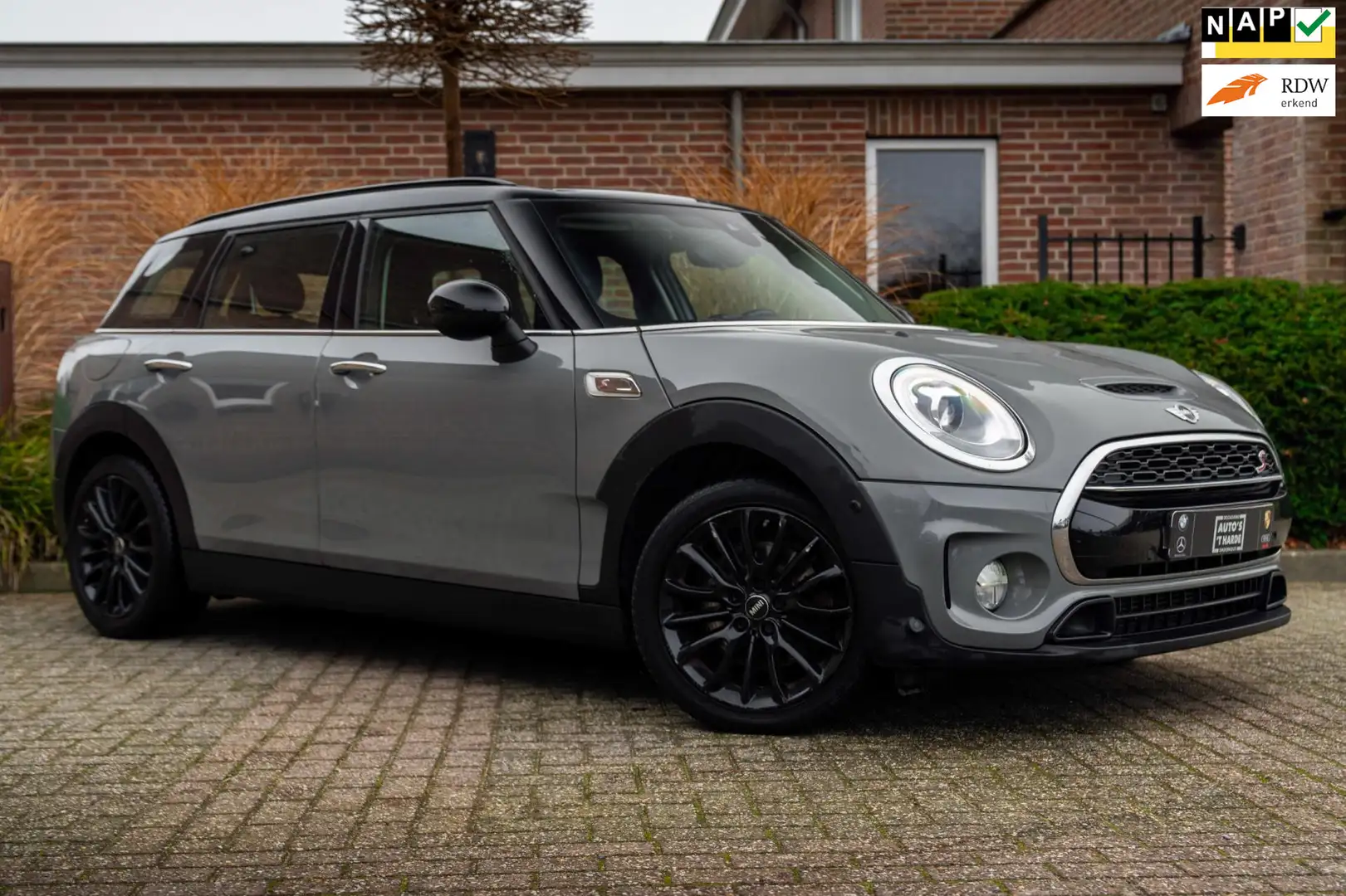 MINI Cooper S Clubman Mini 2.0 192 PK Aut. Moonwalk Grey Full LED Stoelv Gris - 1