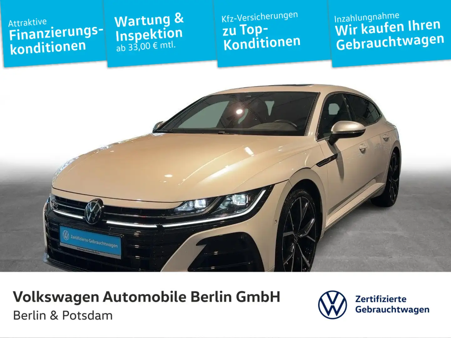 Volkswagen Arteon R 2.0TSI DSG 4x4 P-DACH AH Blanc - 1