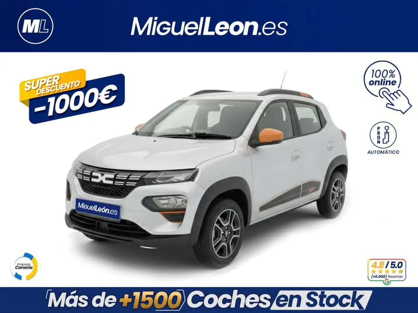 Dacia Spring Electric Expression 45 33kW Gris - 1