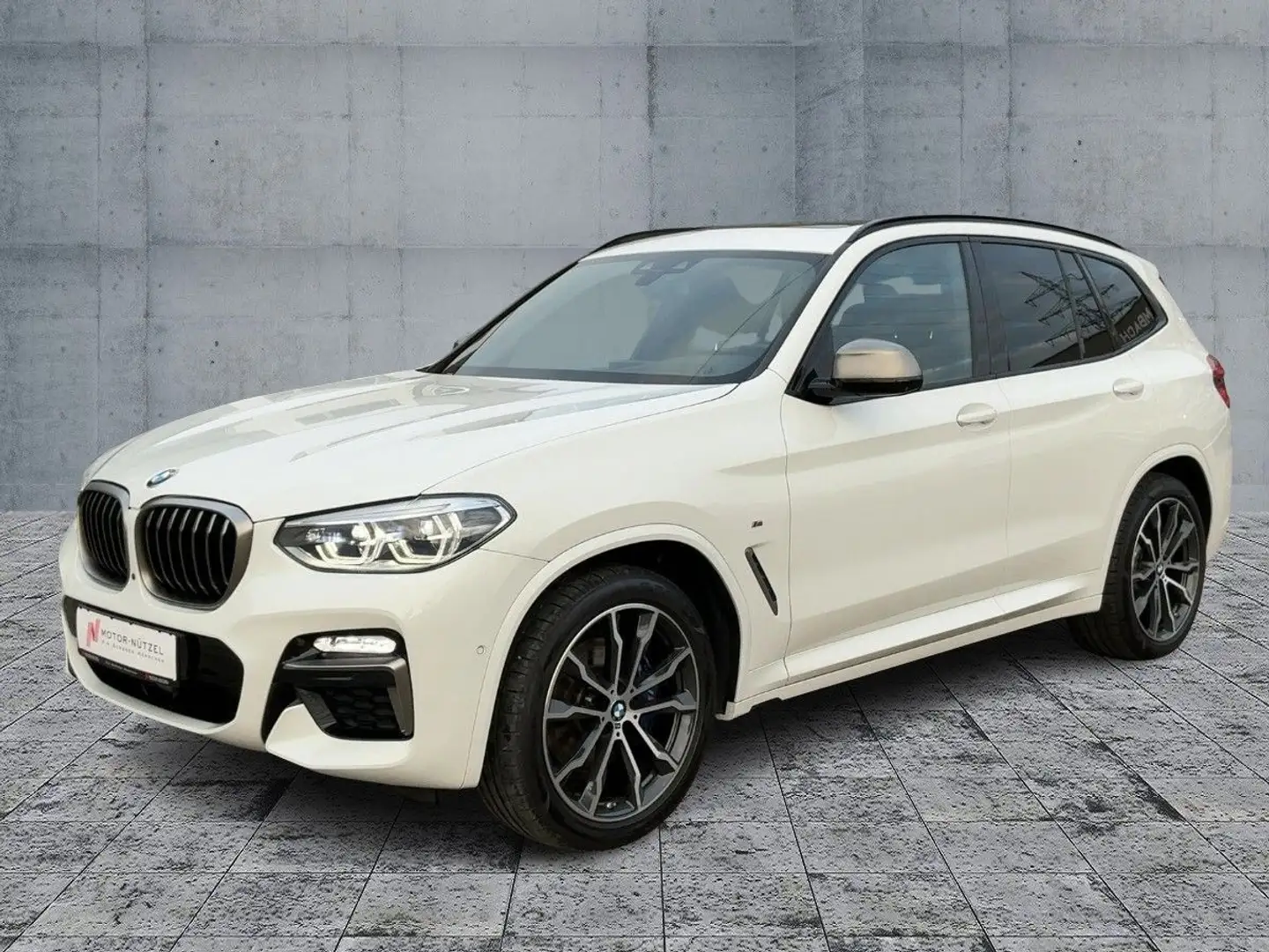 BMW X3 M40d LED+NAV+ACC+SHZ+RFK+AHK+PANO+STDHZG+HuD Weiß - 2