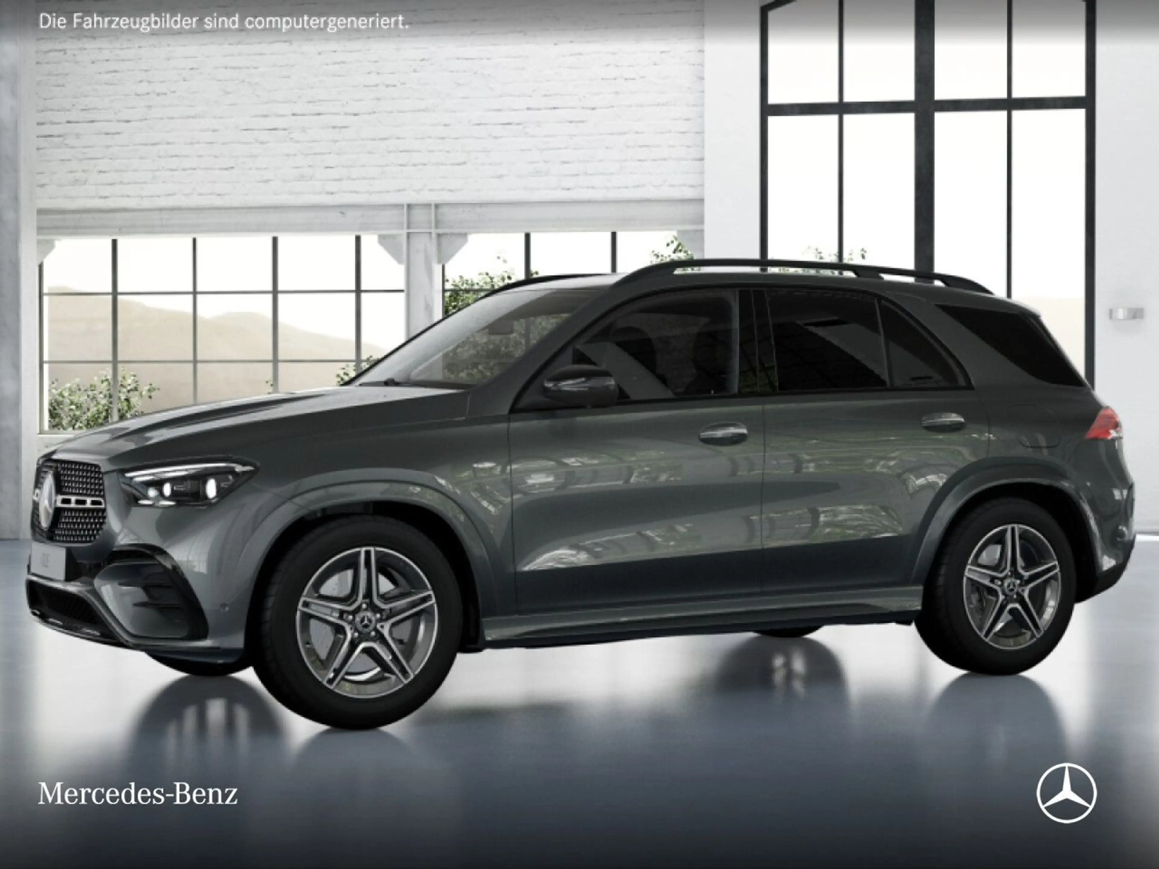 Mercedes-Benz GLE 350 de 4M AMG+NIGHT+PANO+360+AHK+MULTIBEAM+20" — photo 3