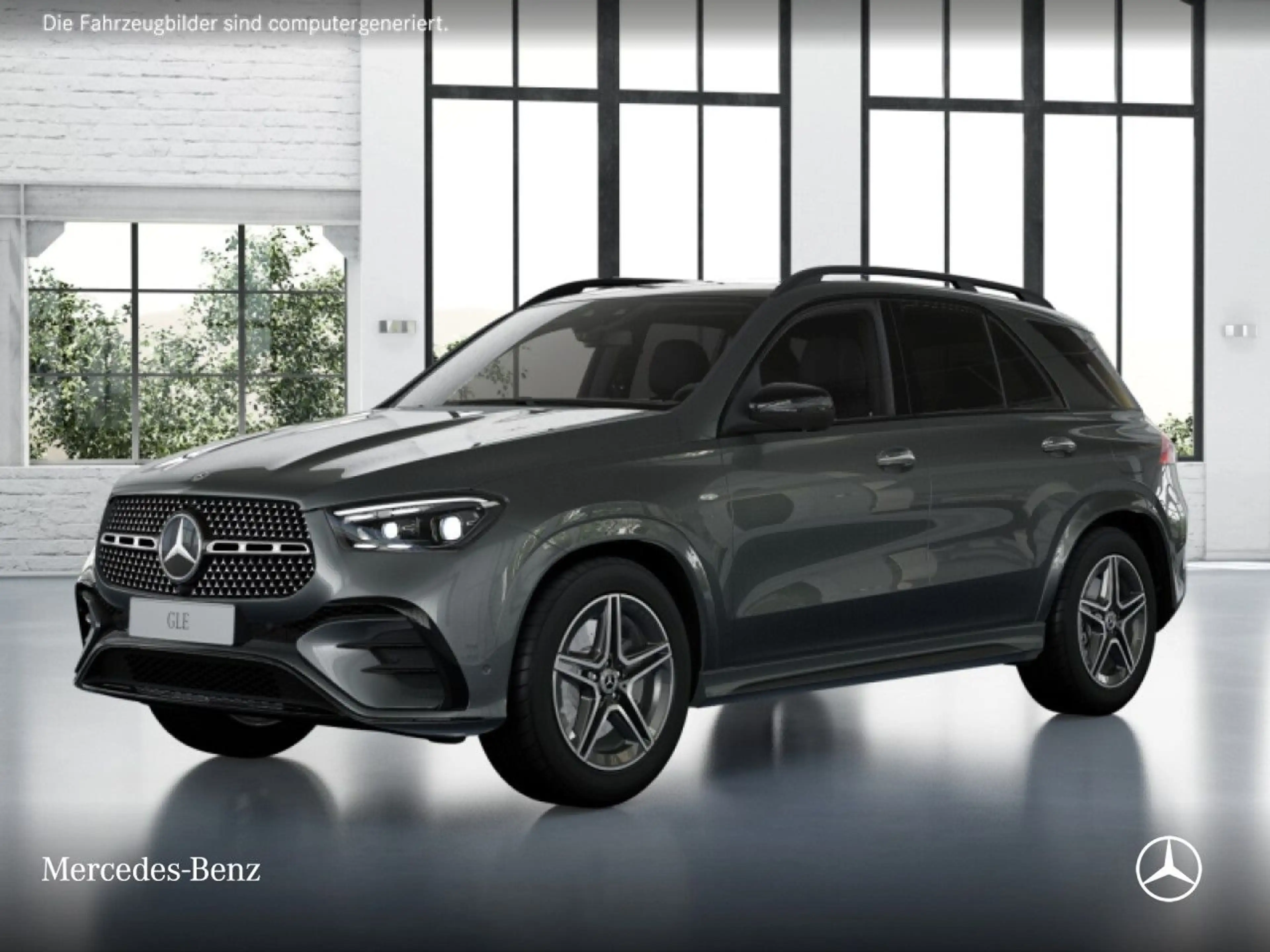 Mercedes-Benz GLE 350 de 4M AMG+NIGHT+PANO+360+AHK+MULTIBEAM+20" — photo 13