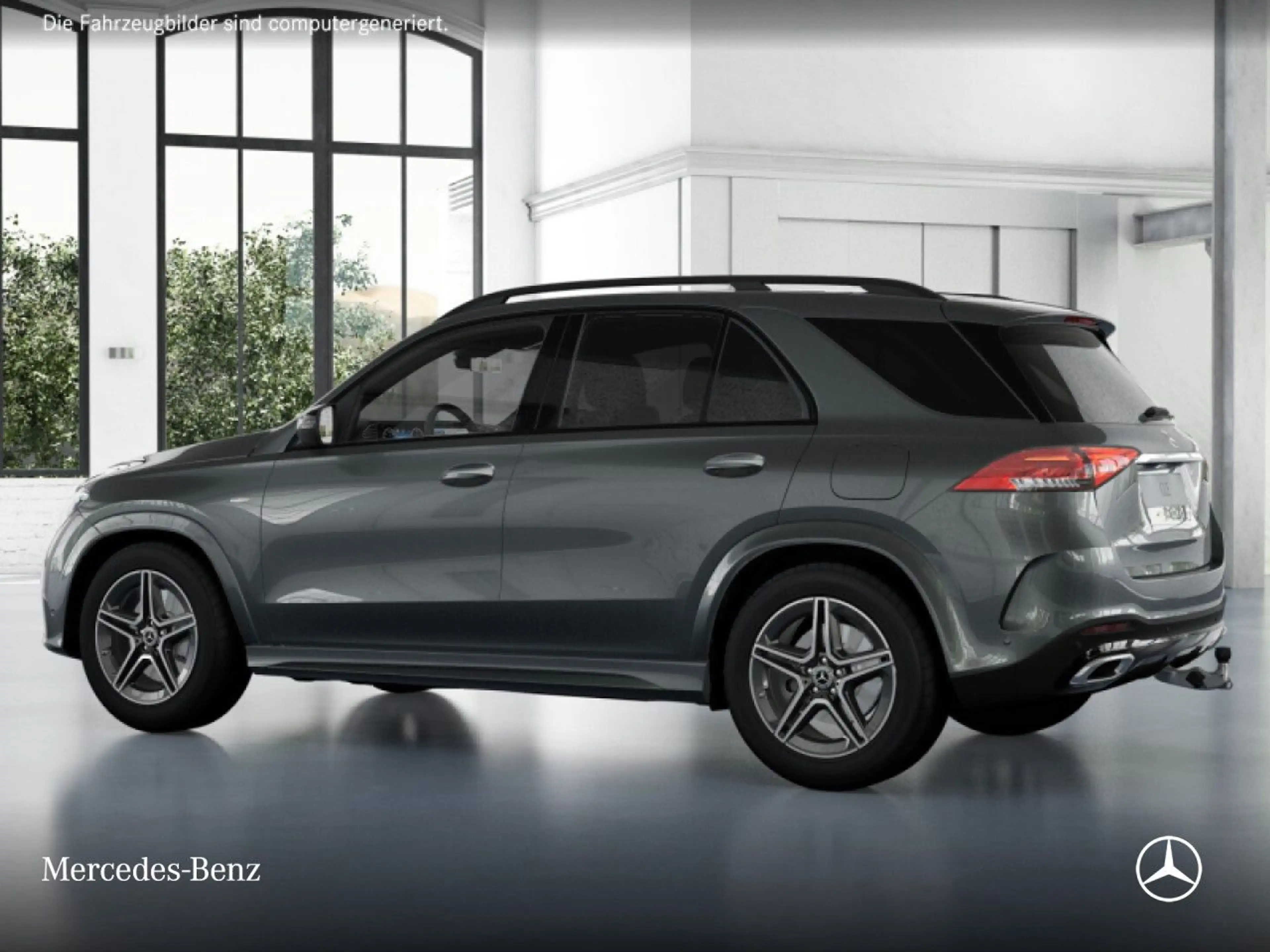 Mercedes-Benz GLE 350 de 4M AMG+NIGHT+PANO+360+AHK+MULTIBEAM+20" — photo 14
