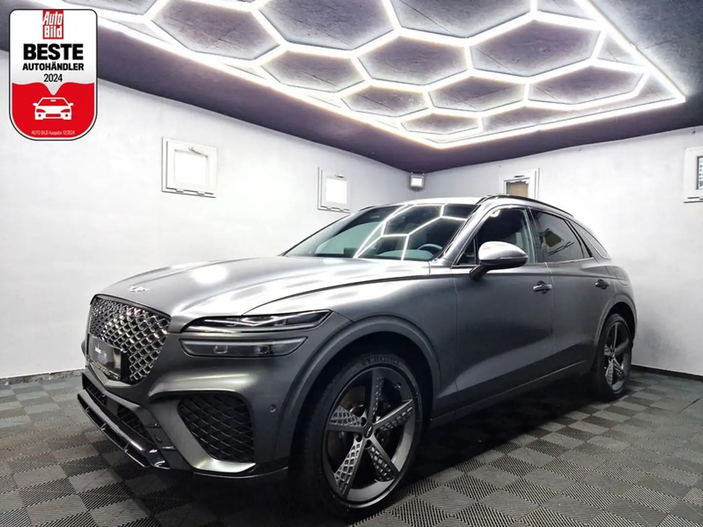 Genesis GV70 Sport 4WD 21ZOLL|PANO|SHZ|R.KAMERA|AMBIENTE siva - 1