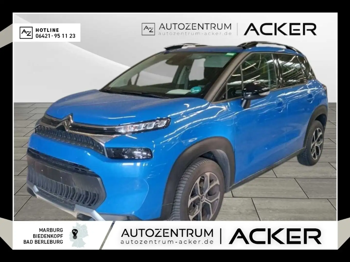 Citroen C3 Aircross PureTech 130 AT6 PLUS TechnikPa-40%* Blau - 1