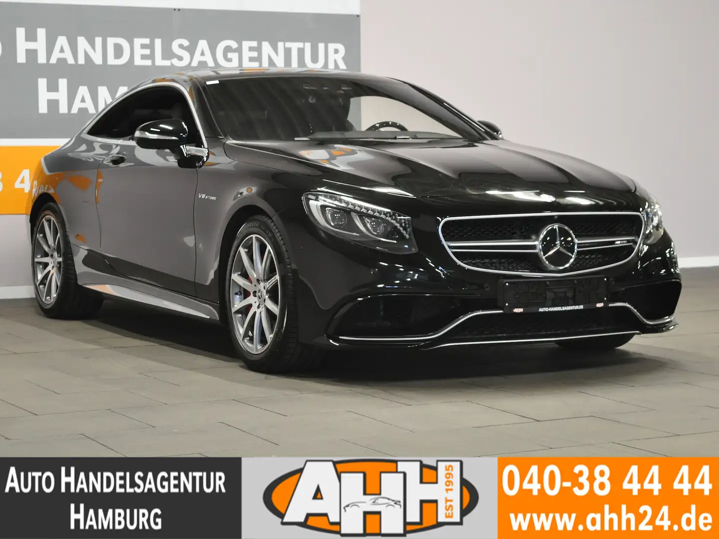 Mercedes-Benz S 63 AMG 4M COUPÉ EXKLUSIV BURMESTER|MAGIC|NIGHT Noir - 2