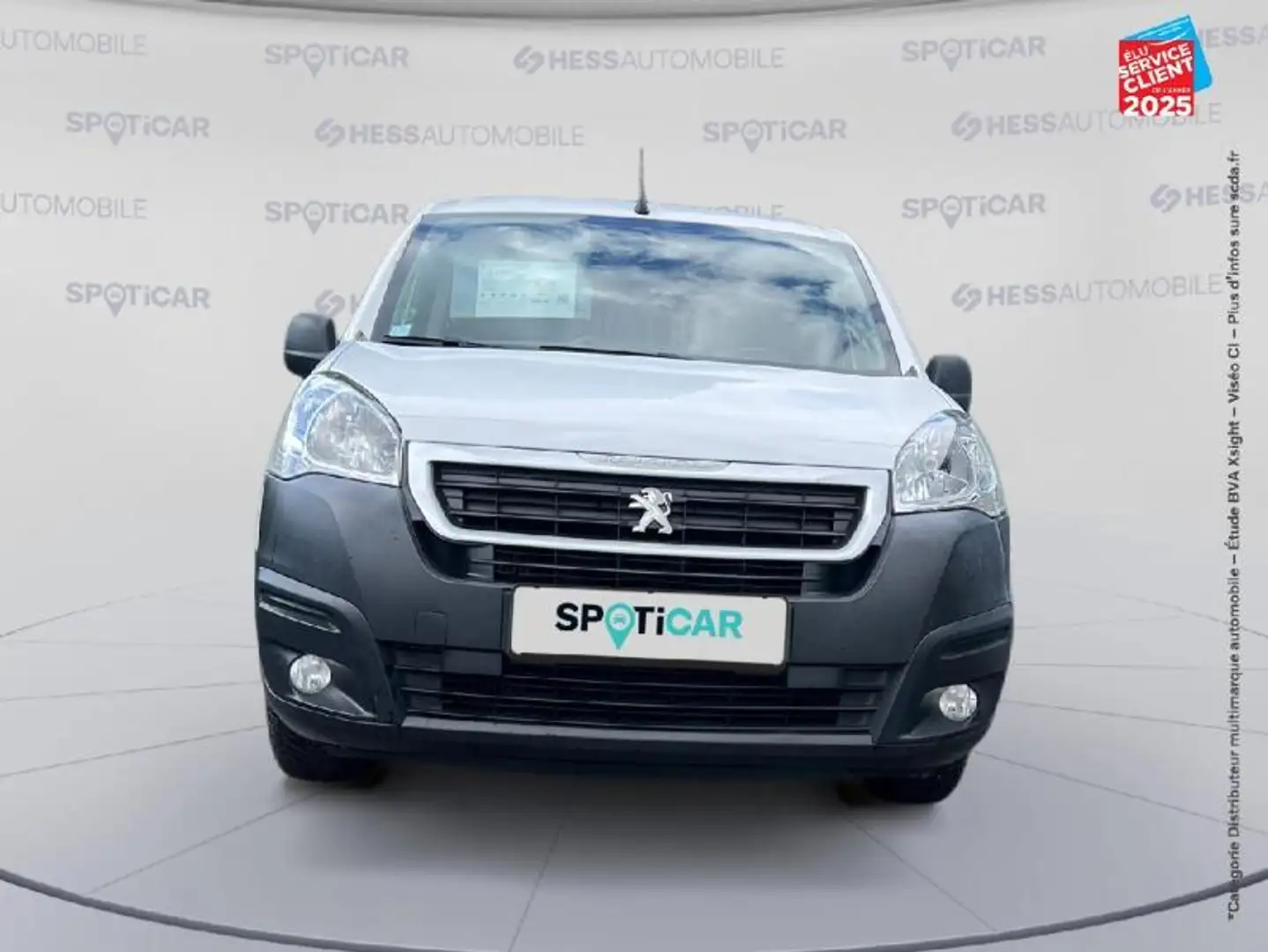 Peugeot Partner Standard 650kg BlueHDi 100ch S\u0026S BVM5 Asphalt Blanc - 2