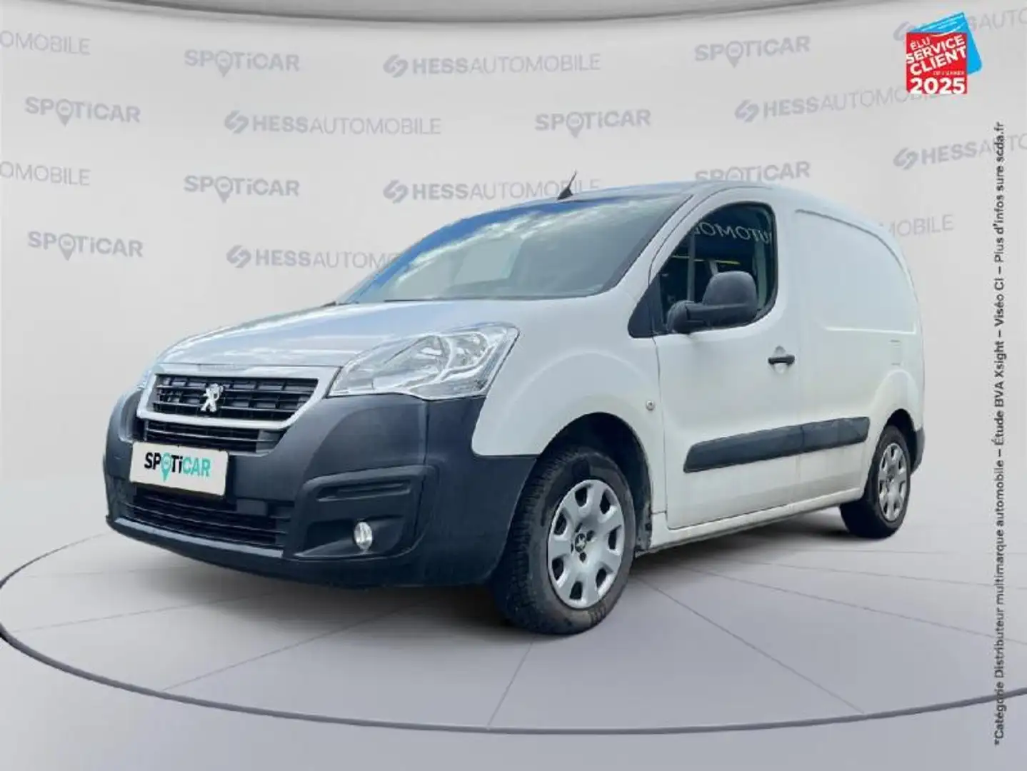 Peugeot Partner Standard 650kg BlueHDi 100ch S\u0026S BVM5 Asphalt Blanc - 1