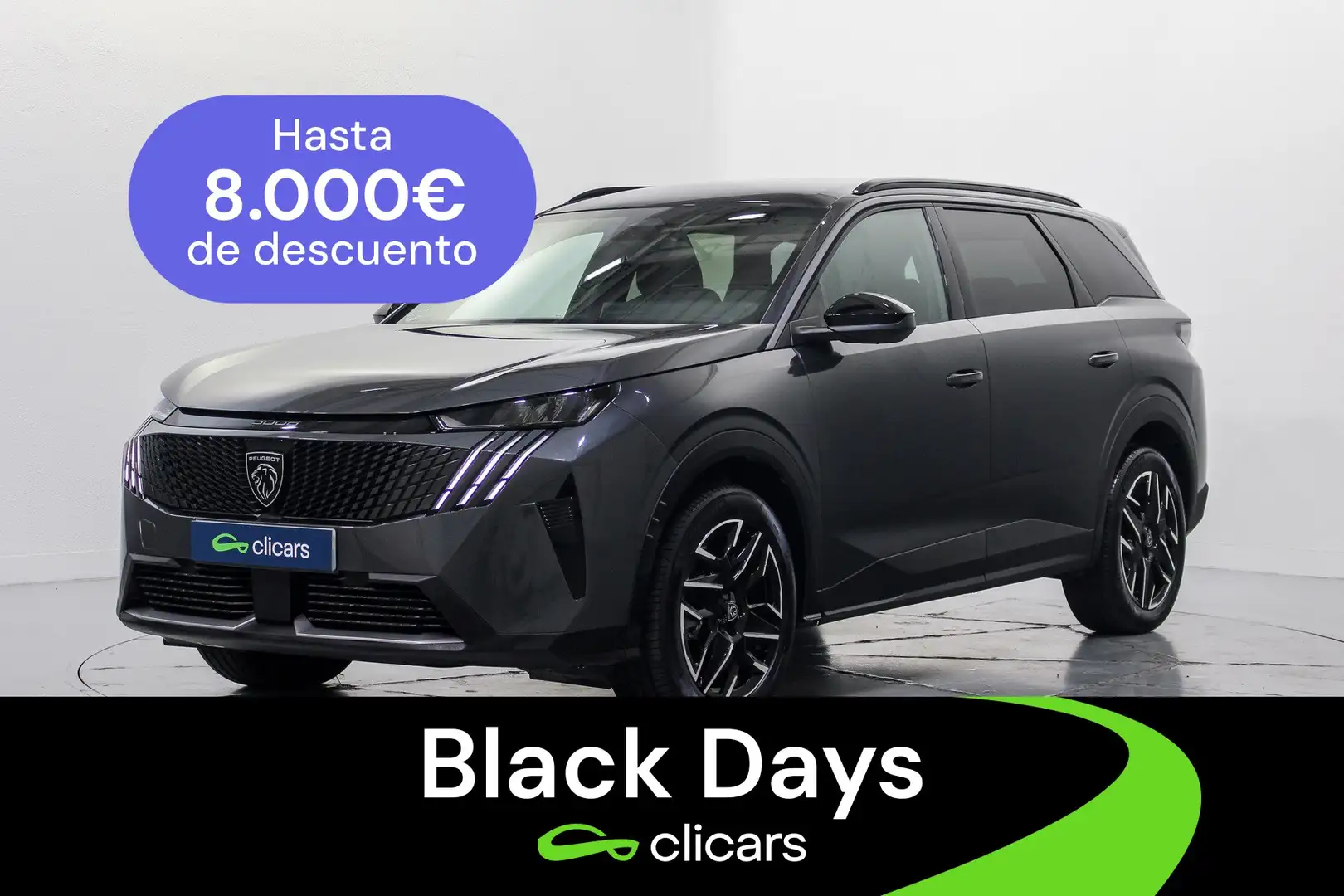 Peugeot 5008 Hybrid 136 Allure eDCS6 Gris - 1