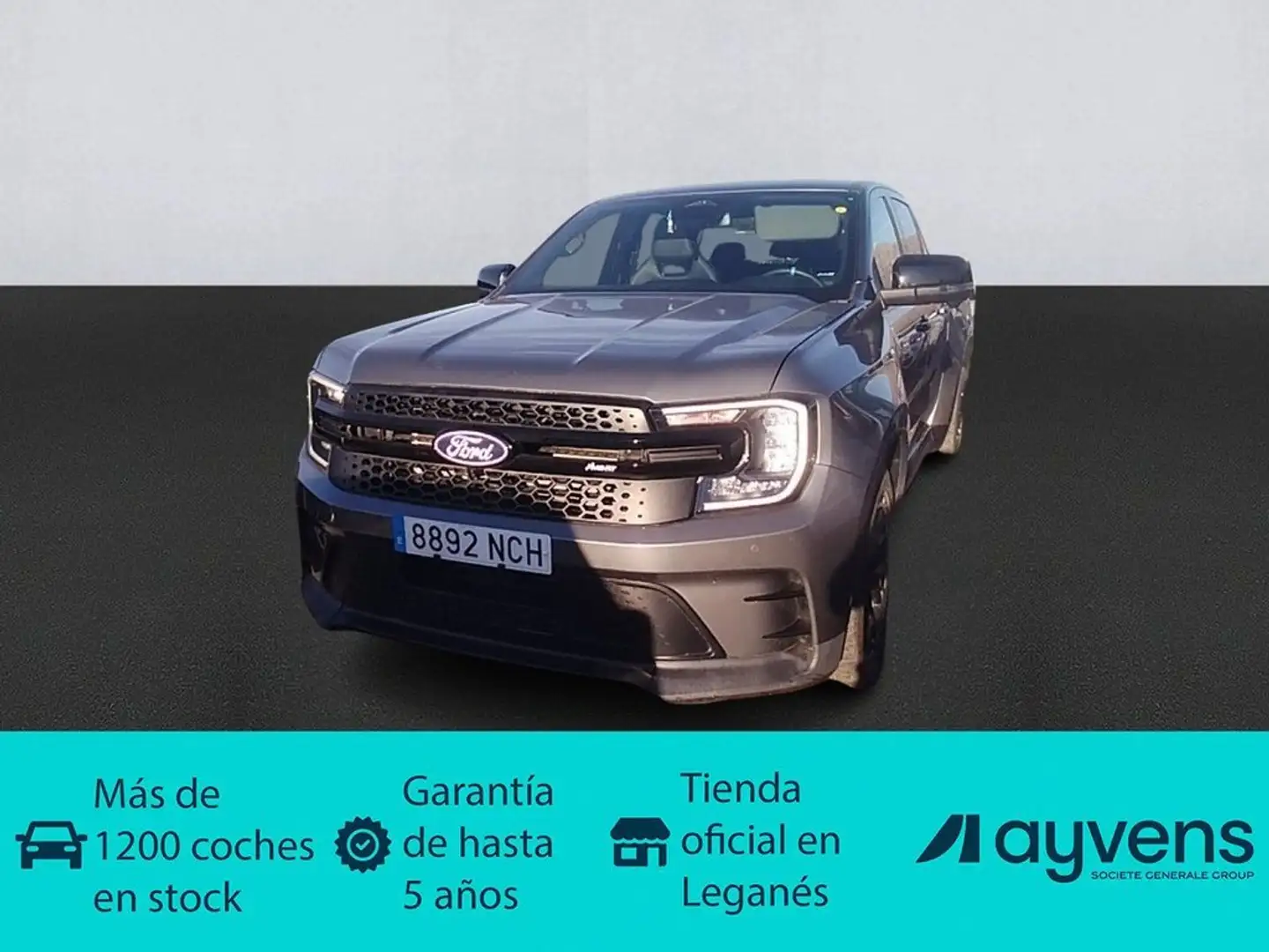 Ford Ranger Doble Cabina 3.0EcoBlue V6 S&S MS-RT Aut e- Gris - 1