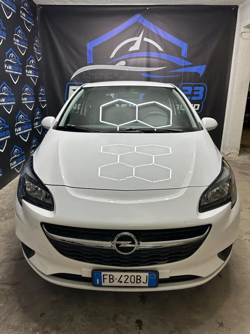 Opel Corsa 1.4 90CV GPL Tech Coupé b-Color Bianco - 1