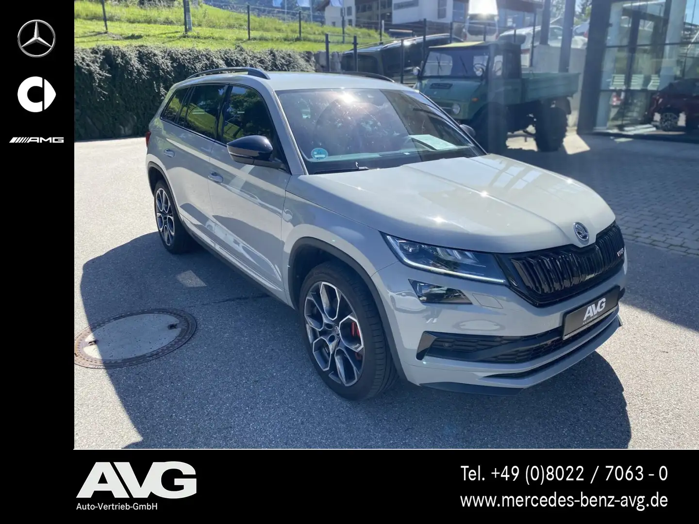 Skoda Kodiaq Kodiaq 2.0 Bi-TDI RS 4x4 VIRTUAL|LED|RFK|18" Navi Grijs - 2