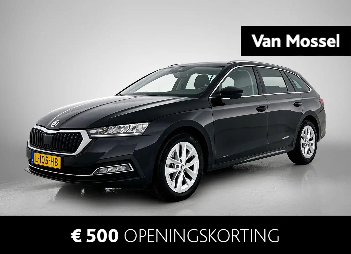 Skoda Octavia Combi 1.0 e-TSI Business Edition | STOEL-STUUR VER Zwart - 1