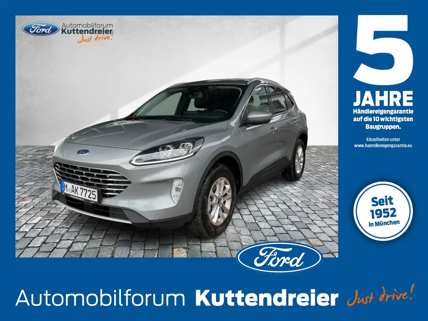 Ford Kuga Titanium X 2.5 FHEV NAVI*CAM*ACC Argent - 1