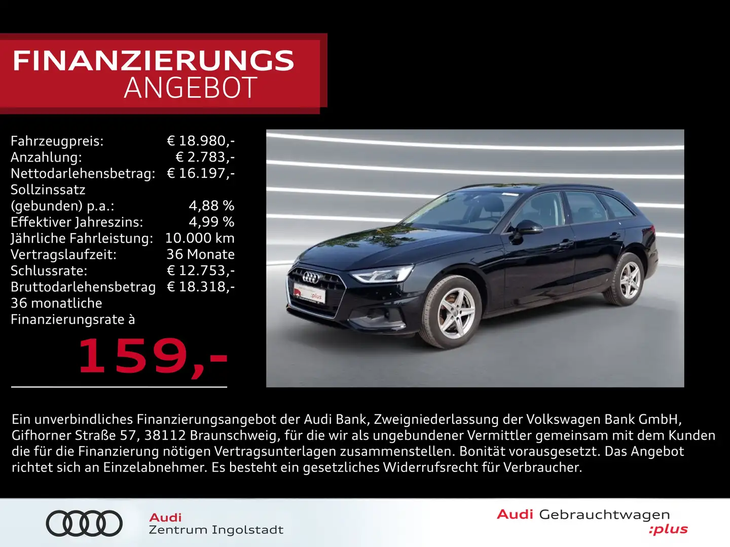 Audi A4 Avant 40 g-tron S tronic NAVI 2x PDC keyless Zwart - 1
