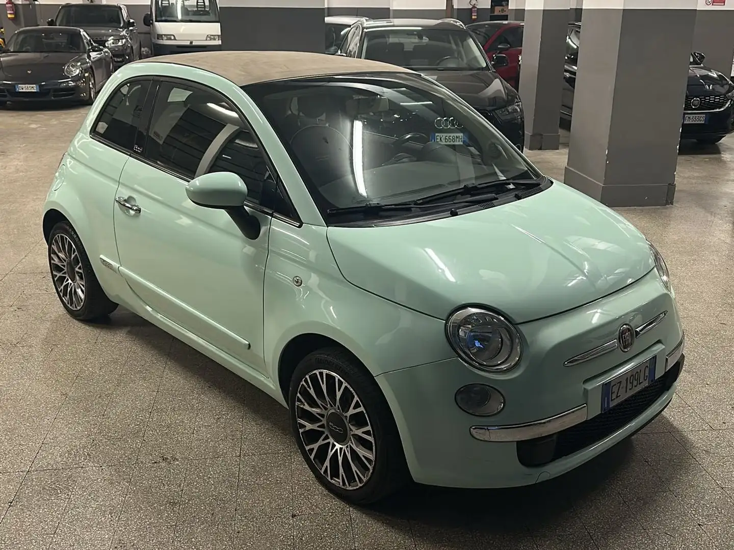 Fiat 500C 500C 1.2 Lounge 69cv my14 Zelená - 1