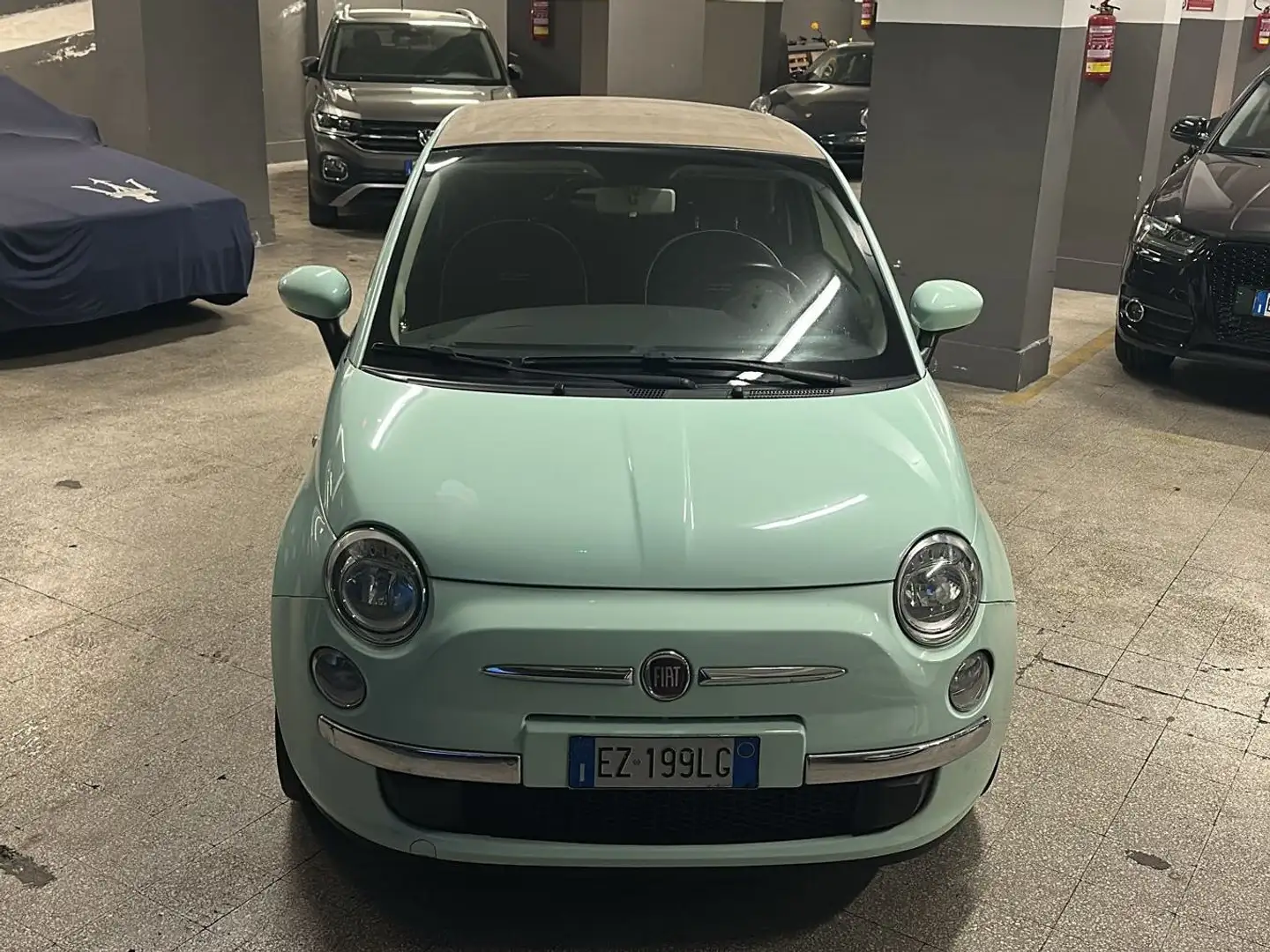 Fiat 500C 500C 1.2 Lounge 69cv my14 Zelená - 2