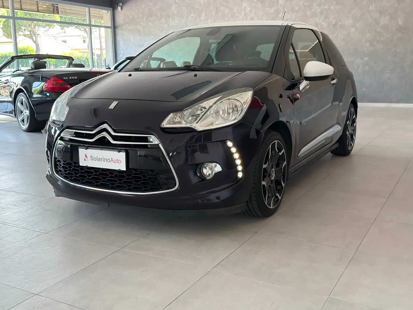 Citroen DS3 DS3 1.2 (vti) So Chic 82cv -Unico Propr-Neo Patent Blu/Azzurro - 2