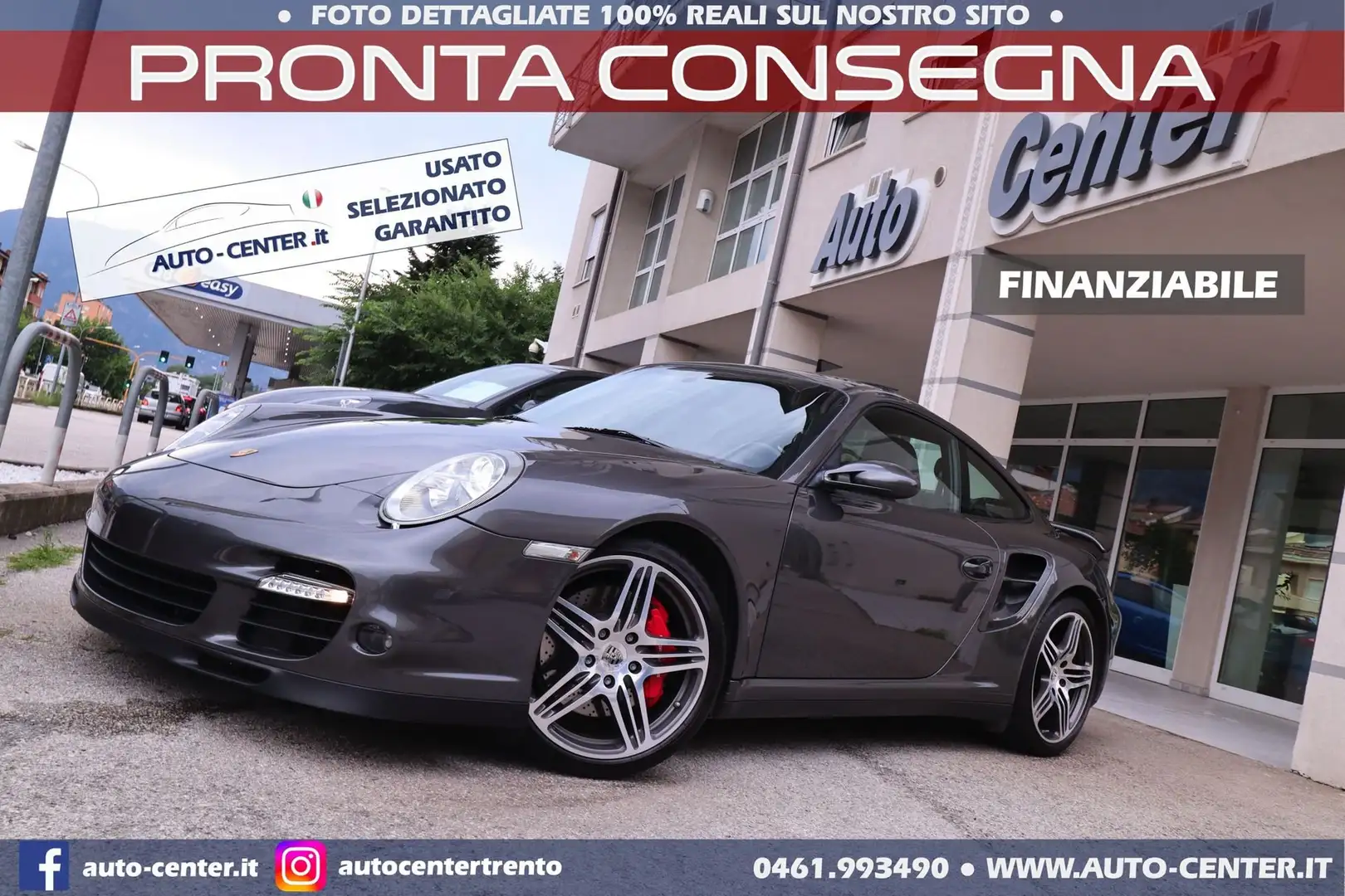 Porsche 997 997 Turbo Coupé MANUALE 3.6 Grigio - 1