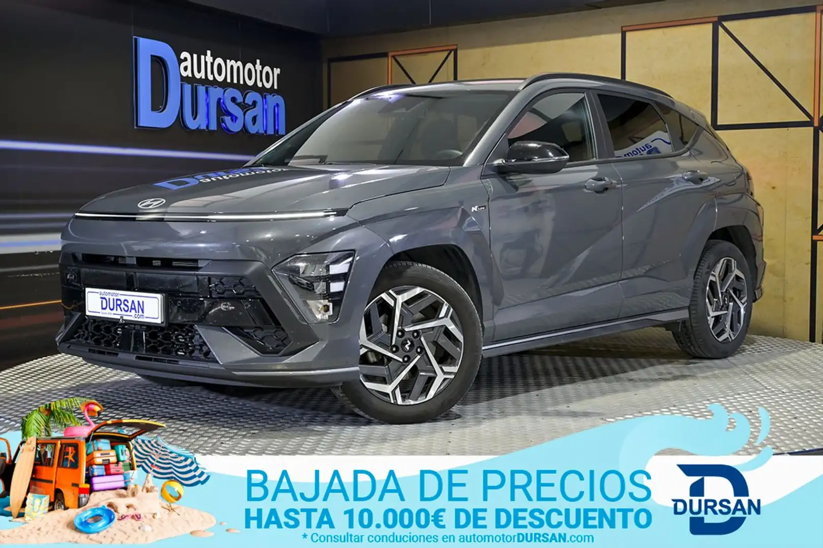 Hyundai KONA 1.0 TGDI 48V N Line 4X2 Gris - 1